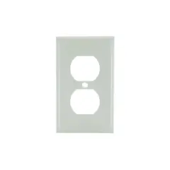 SUNLITE Almond E211A 1 Gang Duplex Receptacle Plate