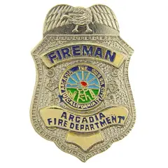 Arcadia California Fire Department Pin 1"