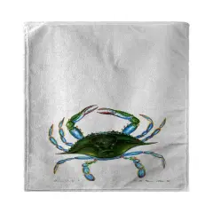 Betsy Drake Blue Crab - Female Beach Towel