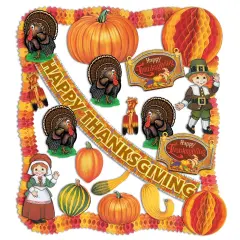 Thanksgiving Decorating Kit - 23 Pcs (Pack of 1)