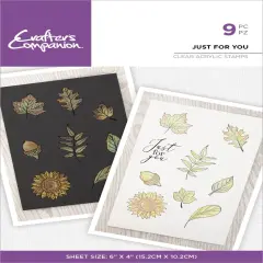 Crafter's Companion Inking and Stamping Clear Acrylic Stamp-Just For You