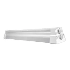 NICOR 2ft White Extreme Environment Linear LED Vaportite, 5000K Gloss White