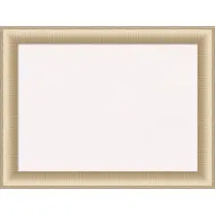 Elegant Framed Corkboard, White Cork Honey