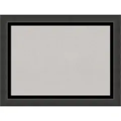 Tuxedo Black Framed Corkboard, Grey Cork