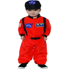Orange NASA Astronaut Jumpsuit Toddler Costume