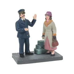 Department 56 Department 56 Christmas In The City Calling for a Porter Figurines #6011381 Blue