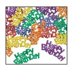 Jumbo Happy Birthday Fanci-Fetti (Pack of 12)