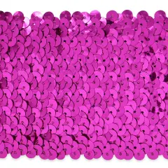 2 yards of 8 Row Sequin Stretch | 2 yard cut Fuchsia