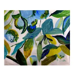 Betsy Drake Betsy's Blueberries Throw Multicolor