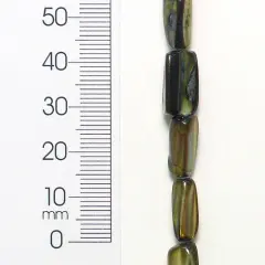 6 Packs of Tinted Shell Tube Olive 8 in Strand Pack of 2