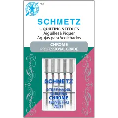 Schmetz Chrome Quilt Machine Needles-Size 75/11 5/Pkg