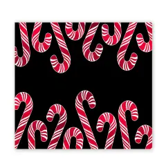 Great Papers! Note Card, Candy Cane with Red Foil, 4.875" x 3.375"(folded), 50 cards/red envelopes