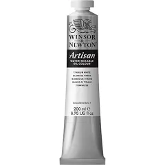 Artisan Water Mixable Oil Colour, 6.75-oz (200ml), Titanium White