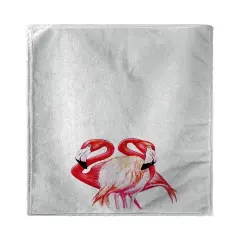 Betsy Drake Two Flamingos Kitchen Towel
