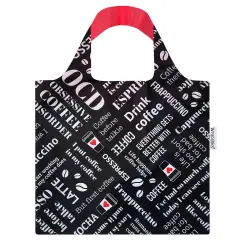 Wrapables AllyBag Collection Reusable Shopping Bag Coffee