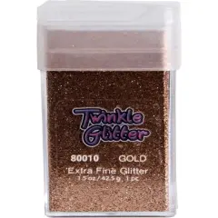 Fine Gold Glitter Rave Makeup 1.5oz Costume Accessory