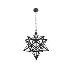 Nocturne 1 light black Pendant