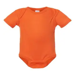 Rabbit Skins&reg; Infant Baby Rib Bodysuit Orange