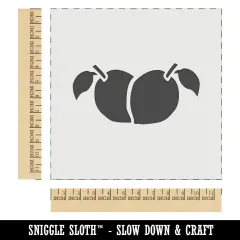 A Pair of Lemons Wall Cookie DIY Craft Reusable Stencil