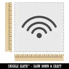 Internet Wifi Symbol Wall Cookie DIY Craft Reusable Stencil