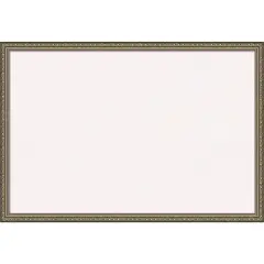 Parisian Silver Wood Framed Corkboard, White Cork