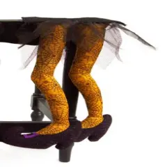 Melrose Wicked Witch Spiderweb Legs Halloween Decoration - 18.5" Orange