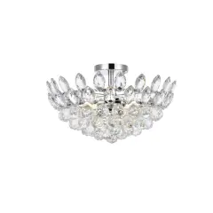 Emilia 18 inch flush mount in chrome