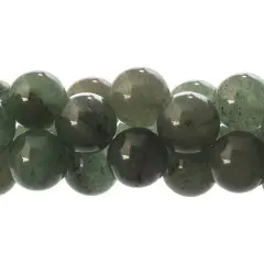 Earth's Jewel 16" Green Aventurine Natural Semi-Precious Strung Bead