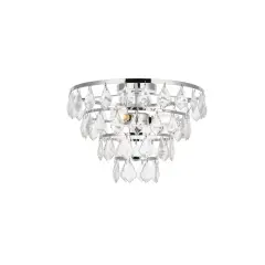 Ella 14 inch flush mount in chrome