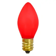 Northlight C7 Opaque Christmas Replacement Bulbs - Red - 4ct
