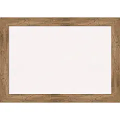 Owl Brown Wood Framed Corkboard, White Cork
