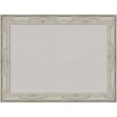 Crackled Metallic Framed Corkboard, Grey Cork