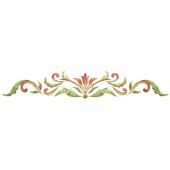 Tuscan Design Wall Stencil | 3210 by Designer Stencils | Pattern Stencils | Reusable Stencils for Painting | Safe & Reusable Template for Wall Decor | Try This Stencil Instead of a Wallpaper | Easy to Use & Clean Art Stencil Pattern