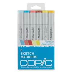 Copic Sketch Marker Set - Perfect Primaries, Set of 6
