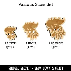 Wild Rooster Head Wood Buttons for Sewing Knitting Crochet DIY Craft