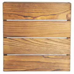 CousinDIY Rustic Slatwood Sign Board 8"X8"-Brown Wood