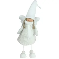 Northlight Bobble Girl Angel Christmas Figurine - 26.75" - White