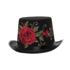 Top Halloween Hat With Rose Halloween Hat