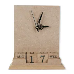 Little Birdie Customizable MDF-Table Clock And Date Keeper