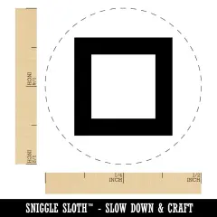 Square Box Self-Inking Rubber Stamp for Stamping Crafting Planners UV