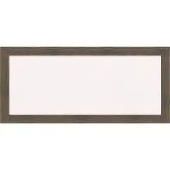 Hardwood Narrow Wood Framed Corkboard, White Cork Mocha