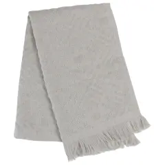 Avon Set of 2 Gray Fringed Hand Towel Kitchen Decor - 22"
