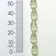 6 Packs of 12mm x 7mm Acrylic Faceted Beads 8 Inch Strand Pack of 2