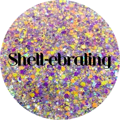 Polyester Glitter - Shell-abrating by Glitter Heart Co.&trade;