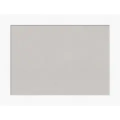 Cabinet White Framed Corkboard, Grey Cork