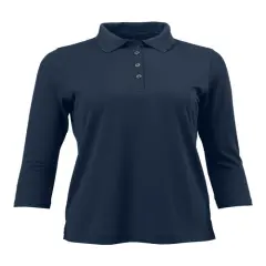 Paragon&reg; Women's Lady Palm Three Quarter Sleeve Polo Navy