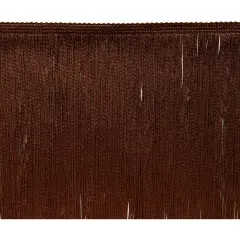 10 Yards of 4" Chainette Fringe Trim | 10 yard cut Chocolate