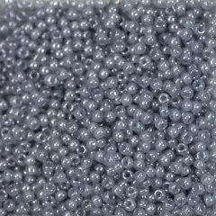 Miyuki 250g Opaque Round Rocailles Seed Beads, 11/0 Light Grey #2378
