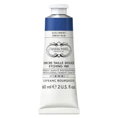 Charbonnel Etching Ink - Oriental Blue, 60 ml