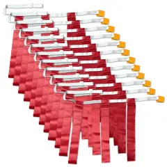 Champion Sports Flag Football Belts - Red - Set of 12